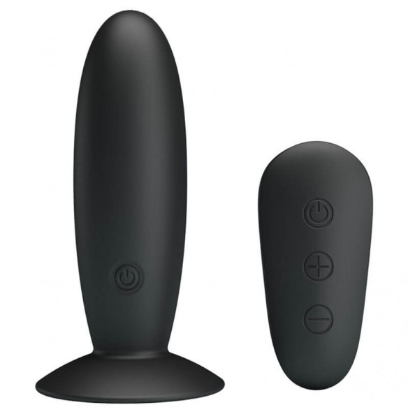 MR PLAY - Remote-Controlled Vibrating Anal Plug llll (Chargeable - Black) MR PLAY - Remote-Controlled Vibrating Anal Plug llll (Chargeable - Black)